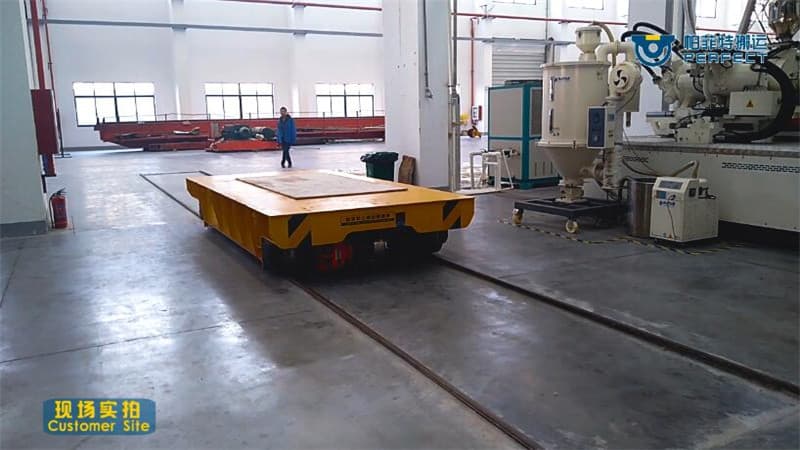 Motorized Die Cart With Flat Deck 6 Tons